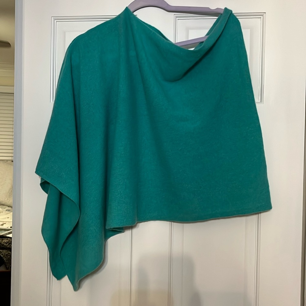 Cashmere Wrap in Turquoise/green
